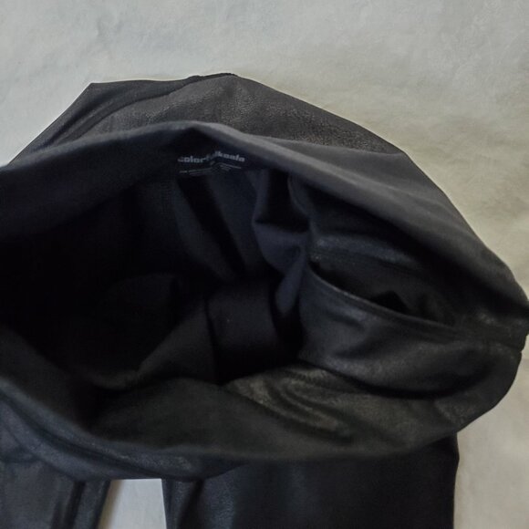 Colorfulkoala Essential Matte Faux Leather Leggings *27" - Black - Size Small - Picture 9 of 16